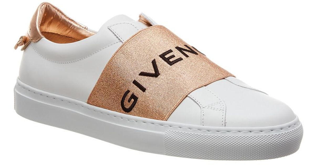 givenchy paris strap sneakers in leather price