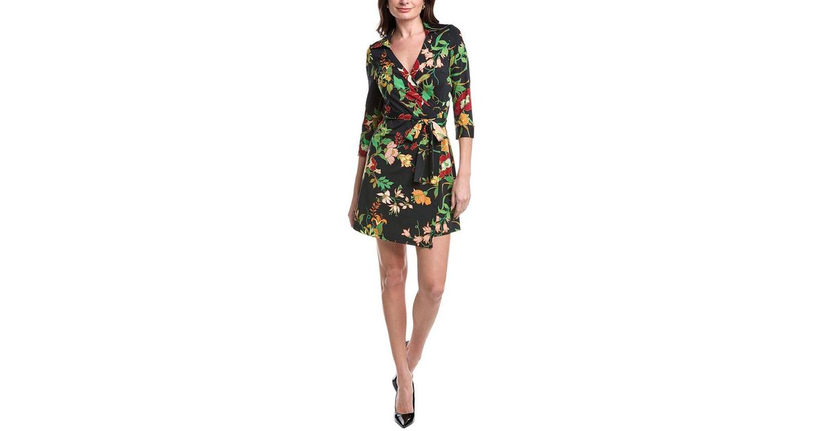 FLORA BEA NYC Milo Wrap Dress in Blue | Lyst UK
