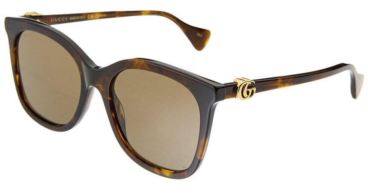Gucci GG1071S 55mm Sunglasses in Natural | Lyst UK