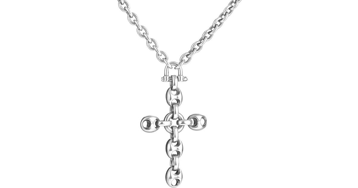 gucci cross necklace womens