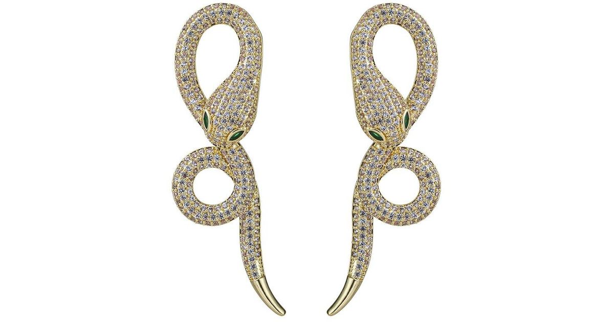 Eye Candy LA Eye Candy Los Angeles Luxe Collection 18k Plated Cz Snake