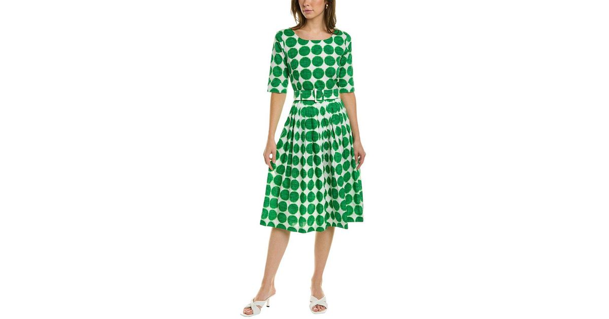 Samantha Sung Florance Midi Dress in Green | Lyst