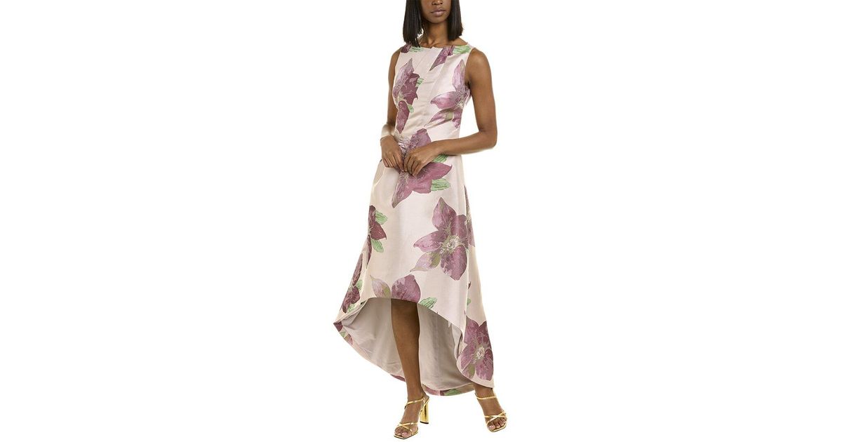 Kay Unger Palmer High-low Gown in Pink | Lyst
