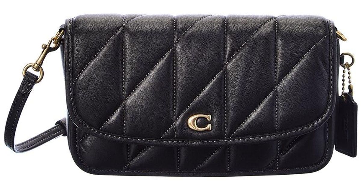 COACH Hayden Quilted Pillow Leather Crossbody in Black Lyst