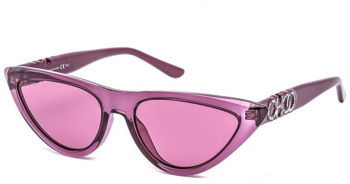Jimmy Choo Sparks/g/s 55mm Sunglasses in Pink Lyst UK