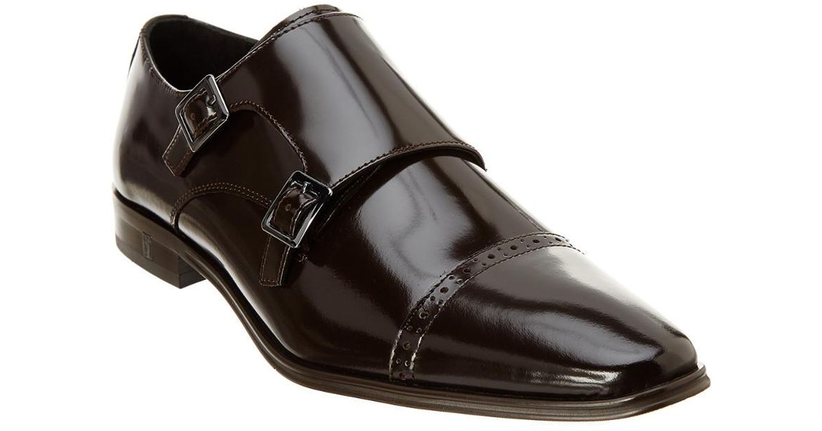 versace double monk strap