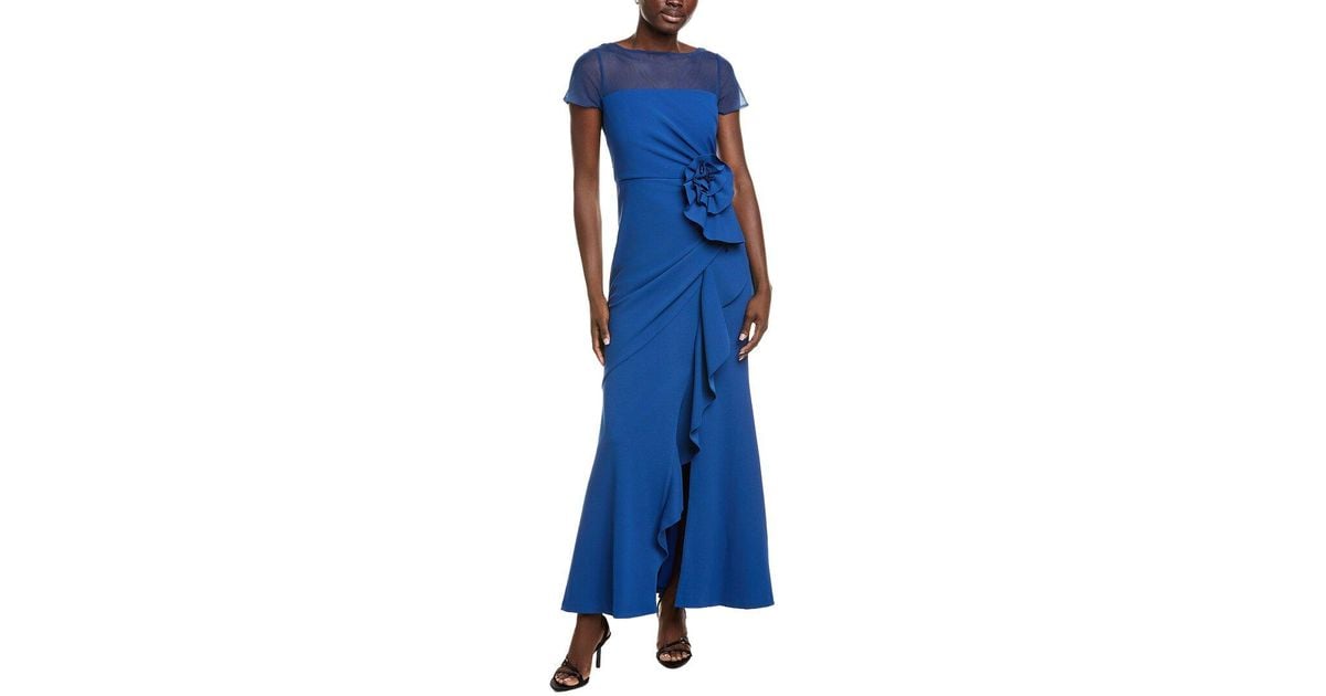 JS Collections Bow-Trim Off-The-Shoulder Mermaid Gown - Macy's