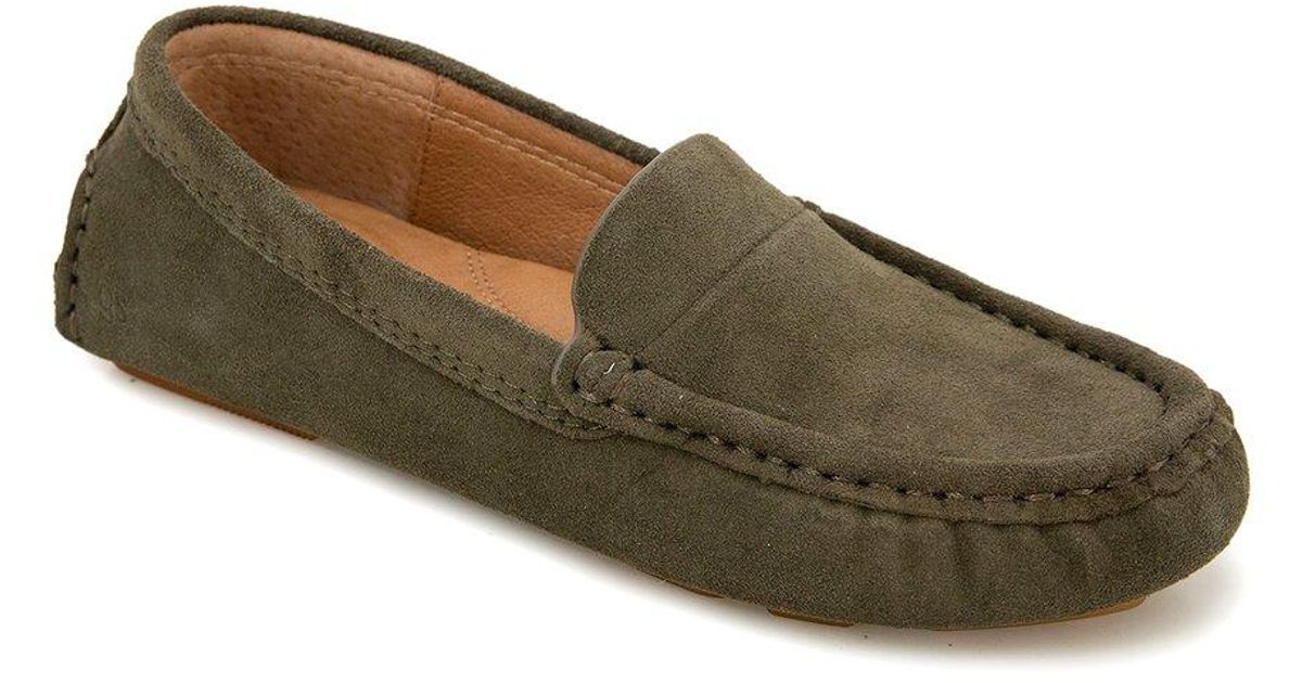 Gentle Souls By Kenneth Cole Mina Suede Loafer in Brown | Lyst