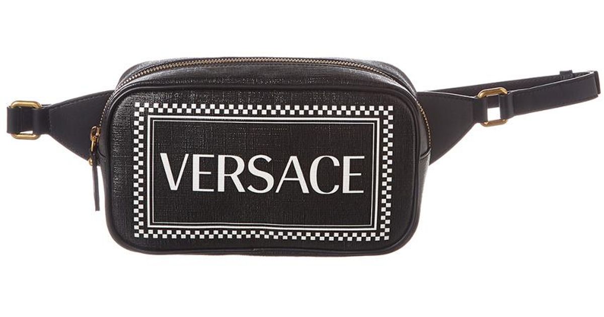 versace logo belt bag