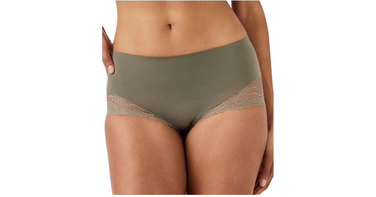 Spanx Lace Hi-hipster in Green