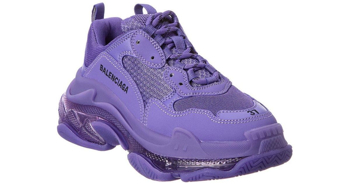 balenciaga triple s violet