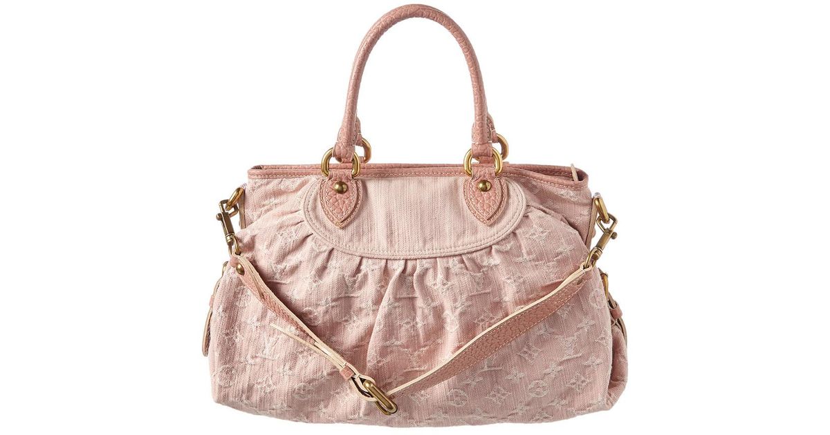 Louis Vuitton Pink Monogram Denim Neo 