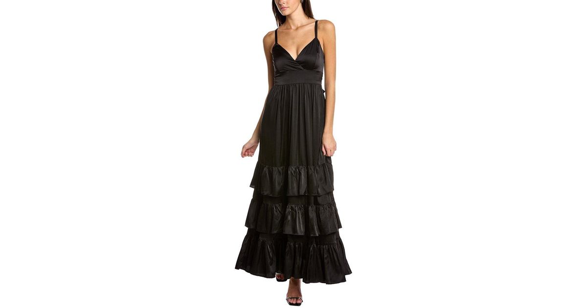 Hutch Livia Maxi Dress in Black | Lyst