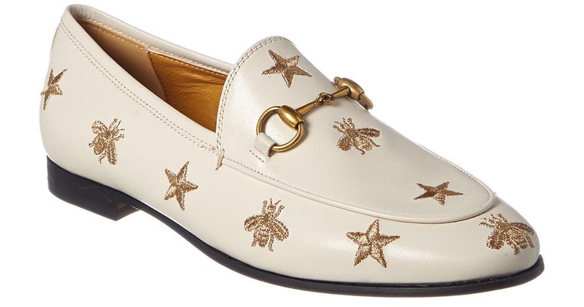 jordaan embroidered leather loafers