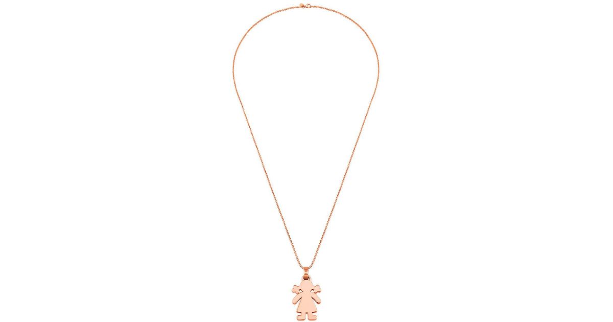 tous rose gold necklace