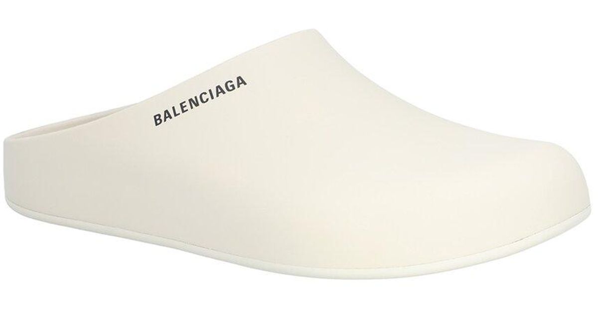 Balenciaga Men’s Balenciaga Pool Closed Slide Slipper-Mule Size 10.5 (MSRP $495) Balenciaga Pool Slide Sandals | Saks Fifth Avenue main image 2