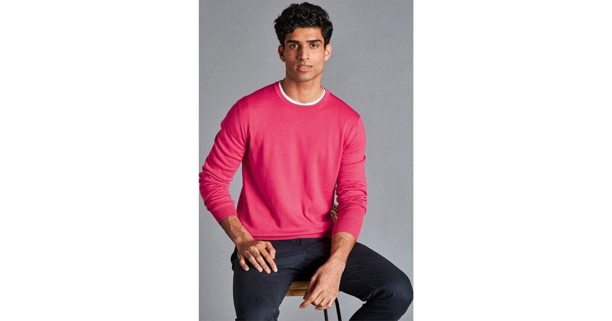 crew neck jumper charles tyrwhitt sweaters