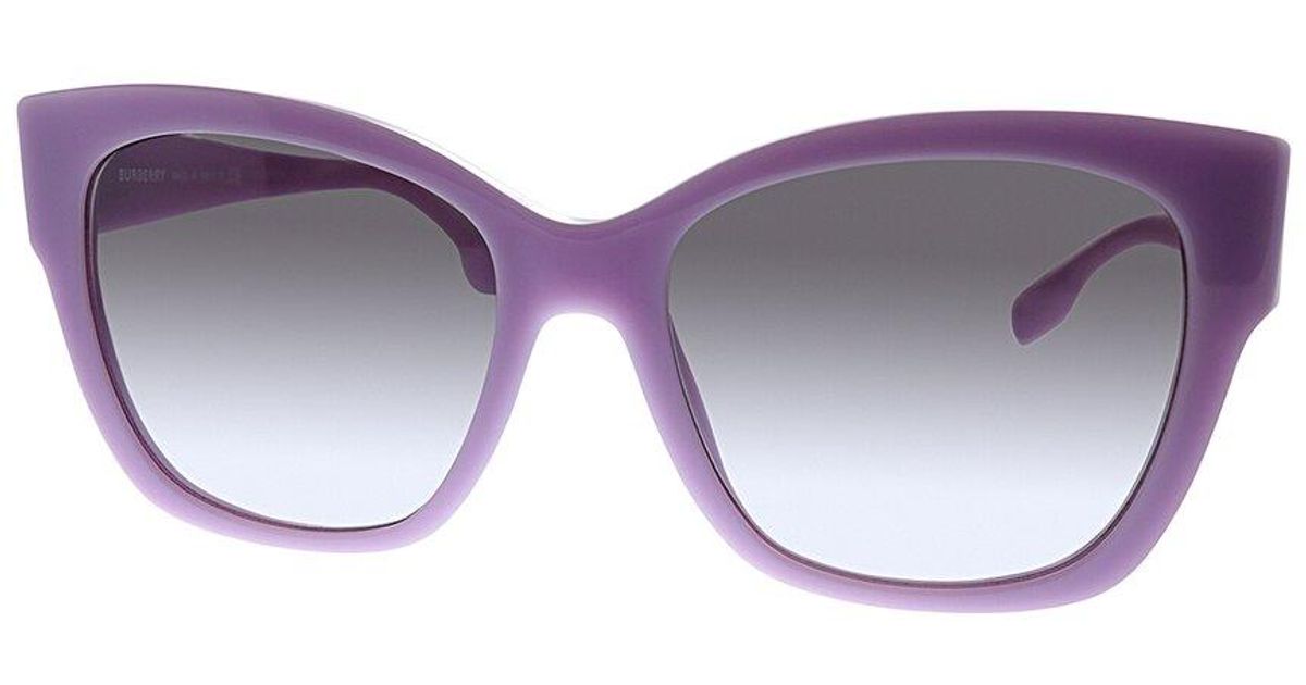 Burberry Be4345 54mm Sunglasses in Purple | Lyst