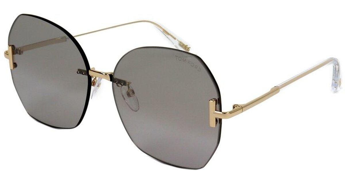 Tom Ford Ft0810-k 62mm Sunglasses in Gray | Lyst