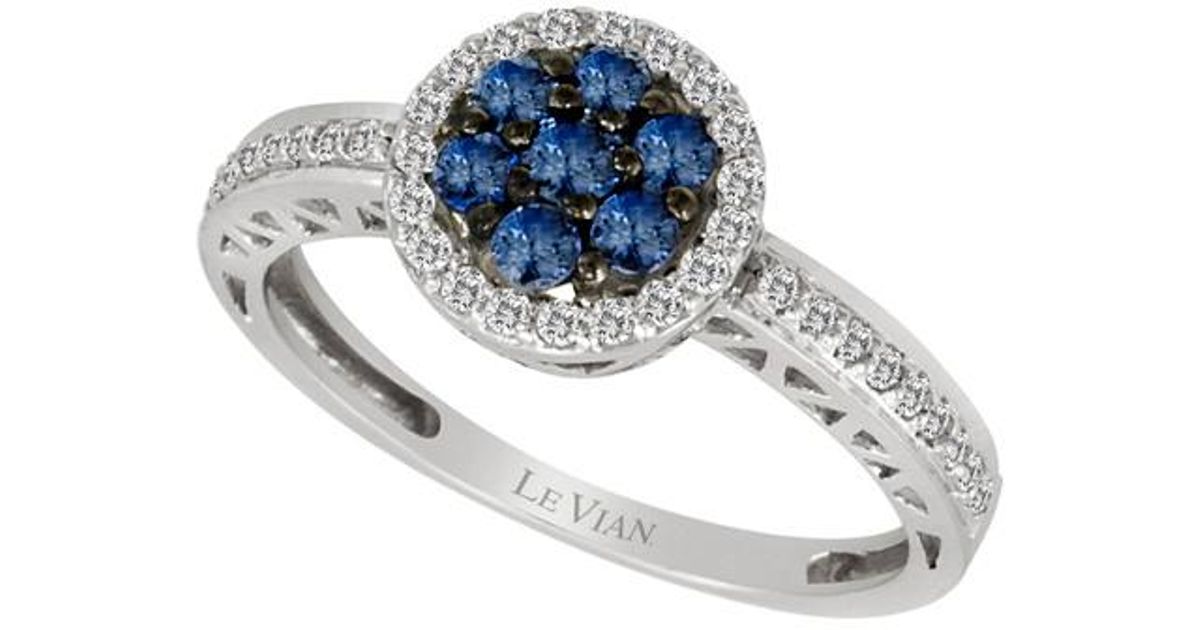 Le Vian  14k 053 Ct Tw Diamond Sapphire Ring 