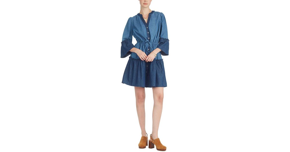 Draper James Avery Shirtdress in Blue | Lyst
