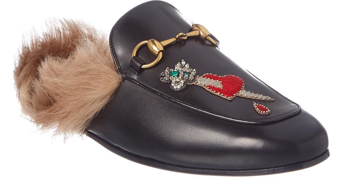 gucci lion loafers