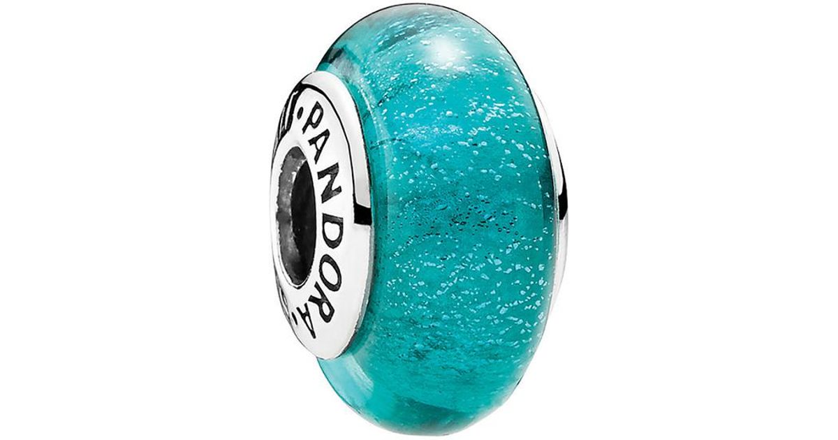 PANDORA Disney Collection Jasmine's Signature Color Silver Murano Glass  Charm in Blue | Lyst
