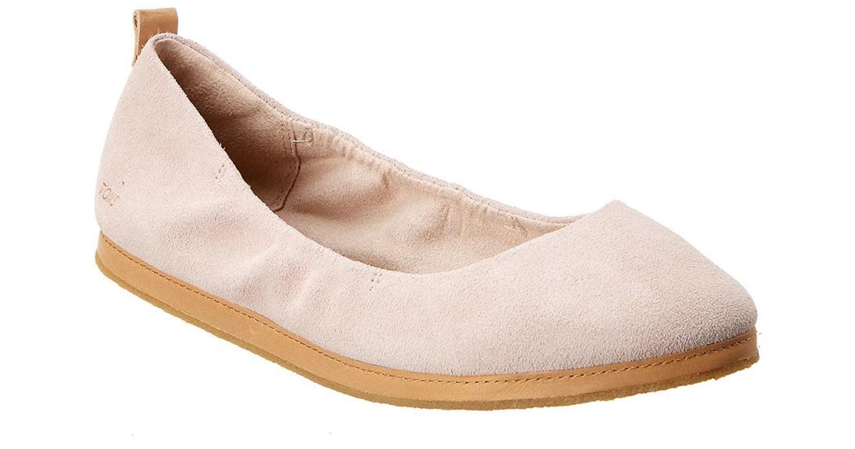 toms suede flats