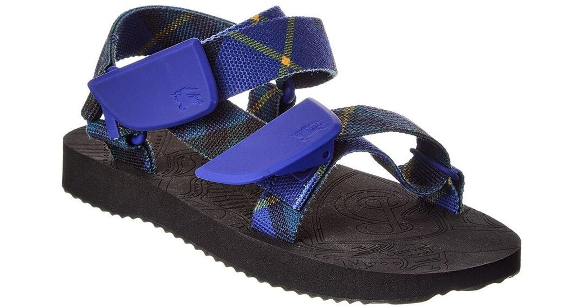 Burberry Trek Sandal in Blue for Men | Lyst display picture 1