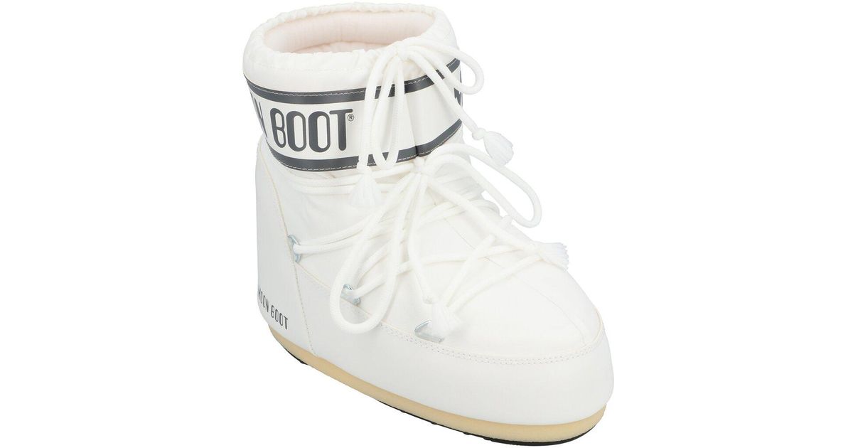 Moon Boot Icon Low Boot in White | Lyst