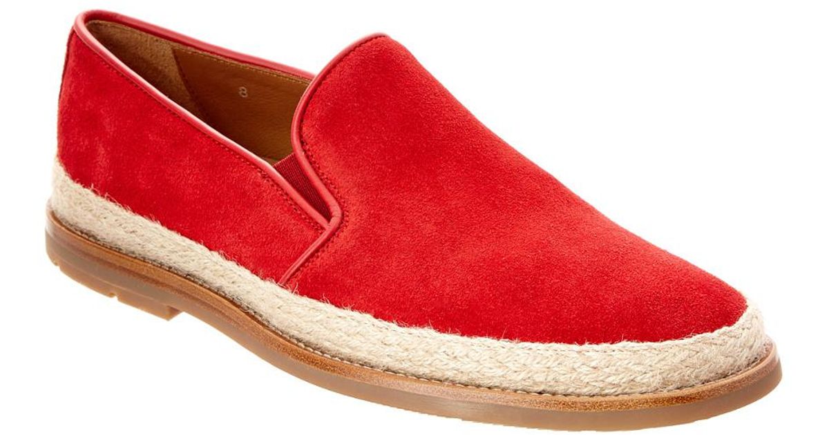 Aquatalia Mens Zayn Suede Loafer