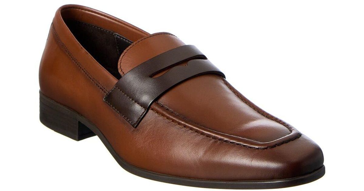 M by Bruno Magli Mineo Leather Oxford in Brown for Men Lyst