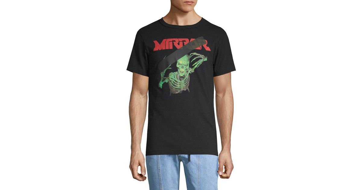 Off-White c/o Virgil Abloh Off-white Graphic Mirror T-shirt in Black for  Men - Lyst