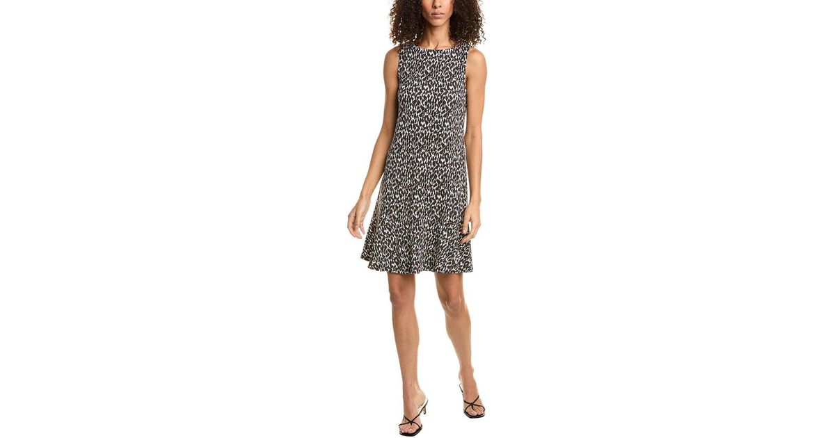 Tommy Bahama Darcy Chic Cheetah Flounce Mini Dress in Black | Lyst