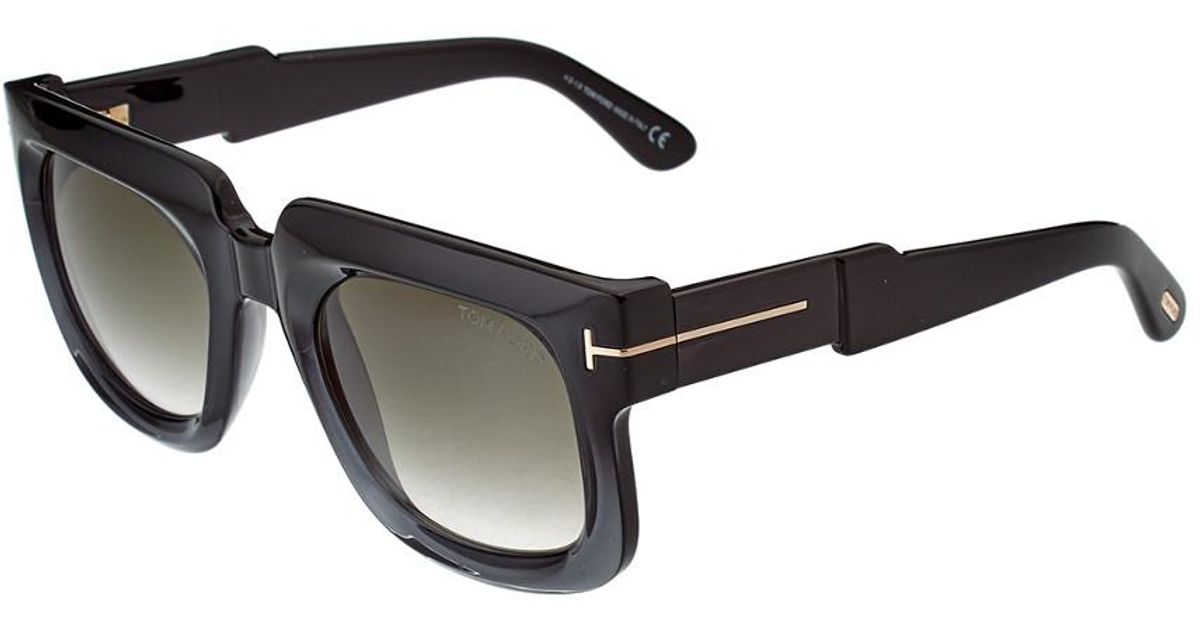 Tom Ford Unisex Christian Tf729 53mm Sunglasses in Black for Men - Lyst