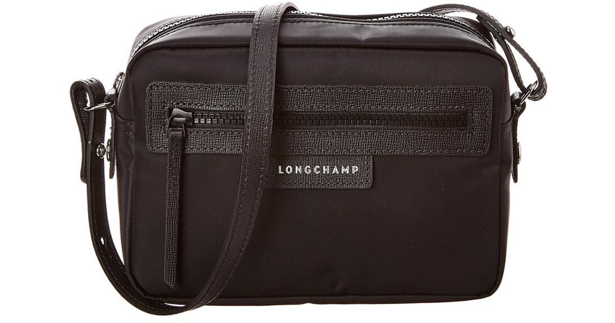 Longchamp Le Pliage Neo Canvas Camera Bag in Black Lyst UK