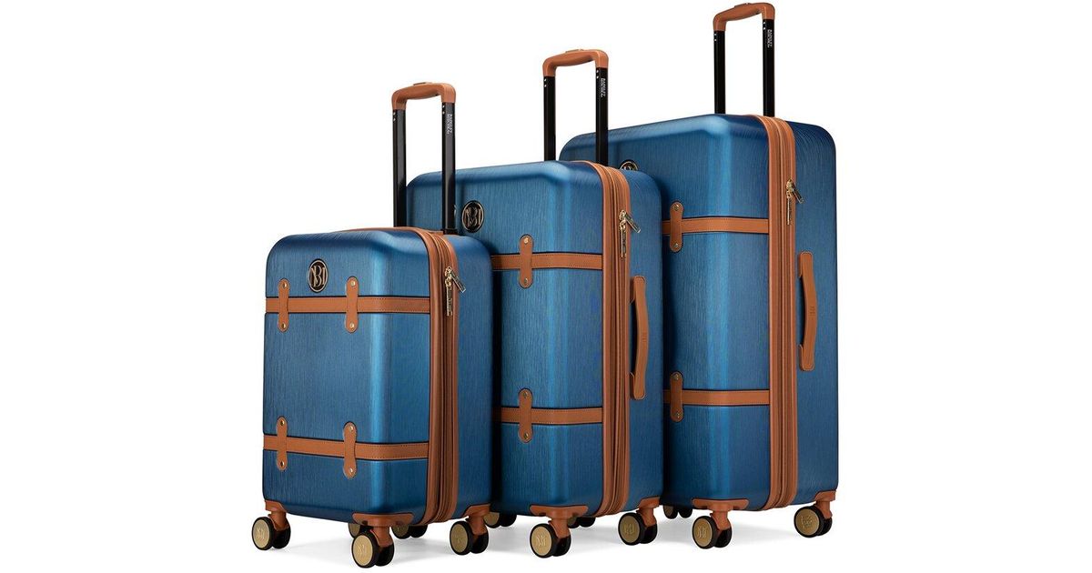 Badgley Mischka Grace 3Pc Luggage Set in Blue Lyst UK