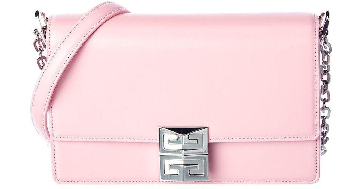 Givenchy 4g Small Leather Shoulder Bag in Pink | Lyst UK