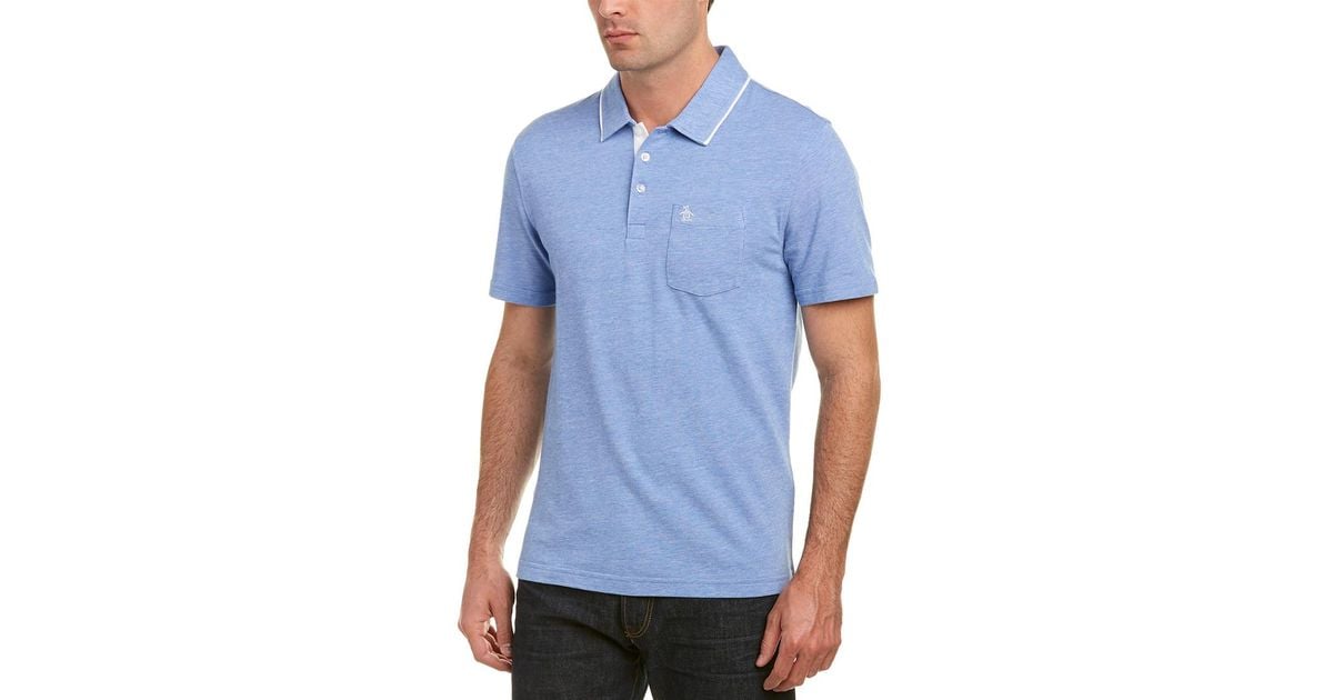 penguin heritage slim fit polo