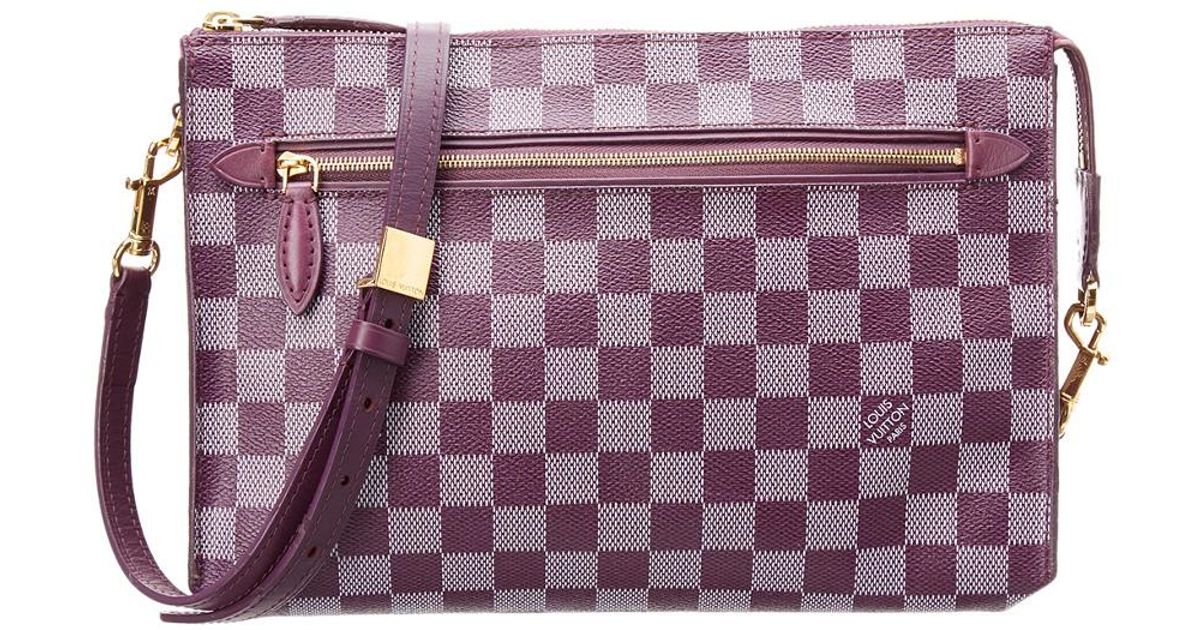Louis Vuitton Quetsche Damier Couleur Canvas Modul in Purple | Lyst