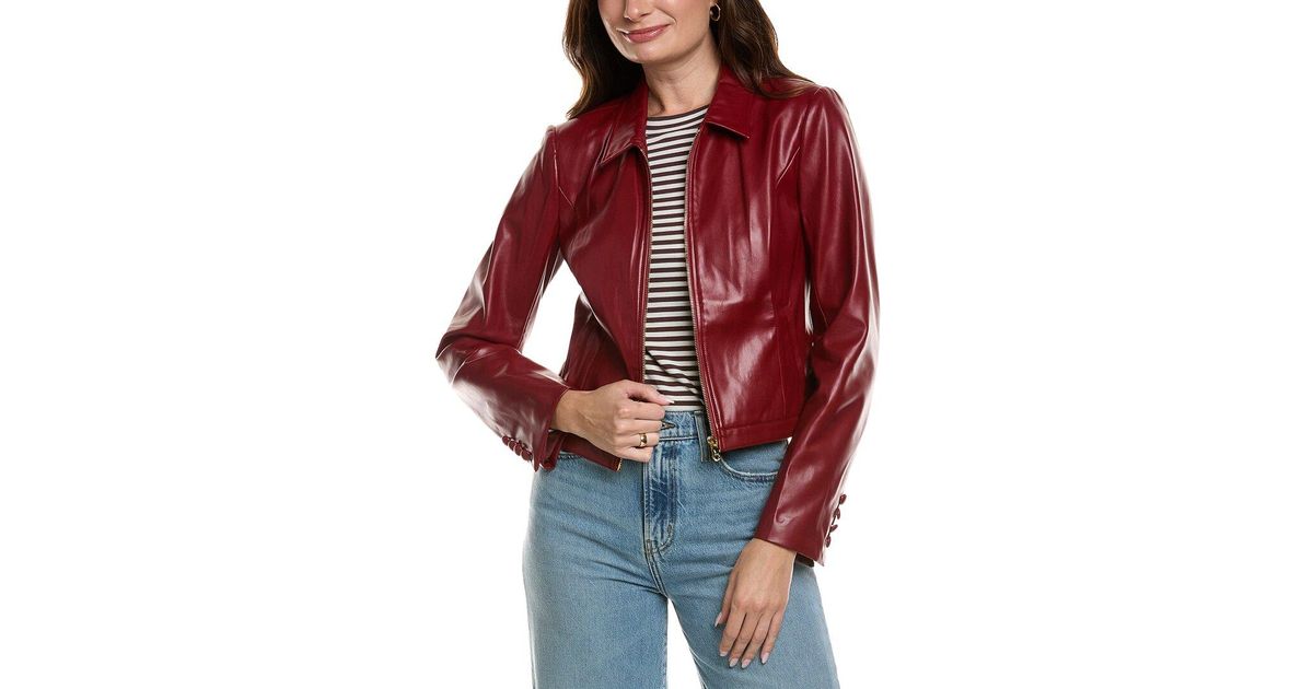 FLORA BEA NYC Kindra Jacket in Red | Lyst UK