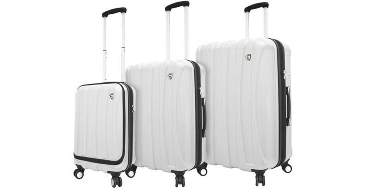 Mia Toro Italy Onda Fusion Hardside Spinner Carry-on Black
