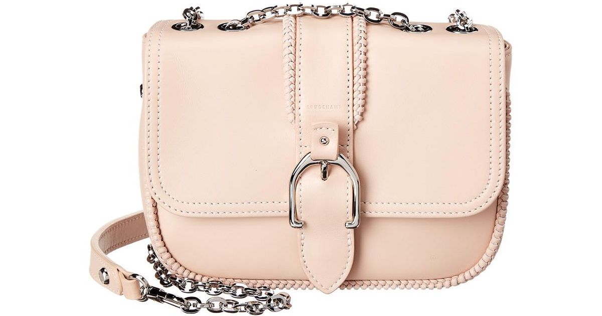 Longchamp Amazone Xs Leather Shoulder Bag in Pink - Lyst