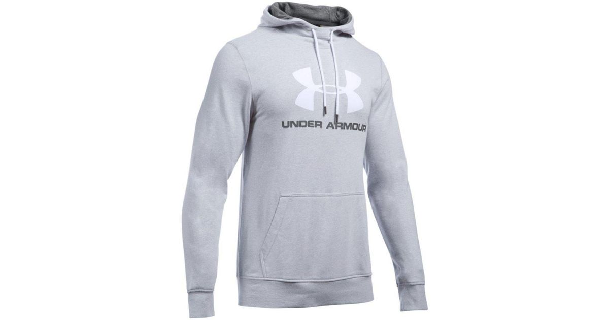 under armour men's sportstyle fleece hoodie