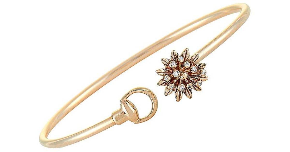 gucci rose gold bangle