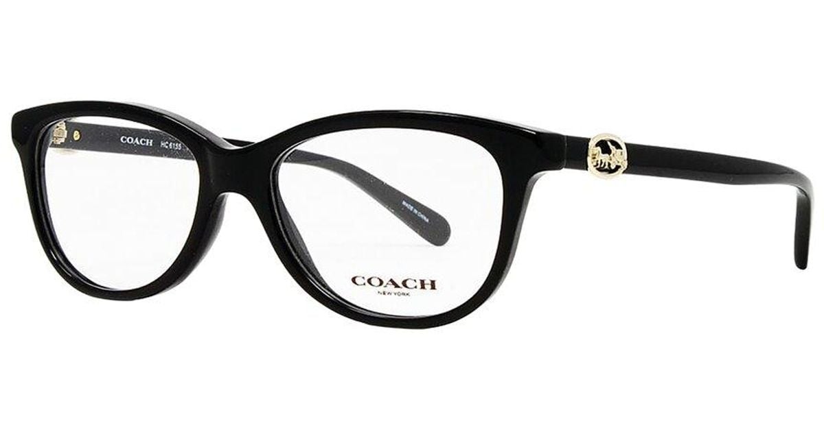 COACH Hc6155 51Mm Optical Frames in Black | Lyst