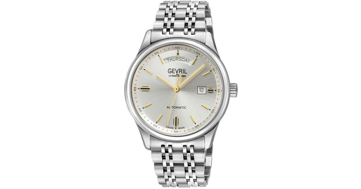 Gevil Gevril Excelsior Watch in Gray for Men | Lyst