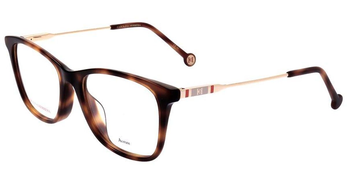 Carolina Herrera 52Mm Optical Frames in Metallic | Lyst