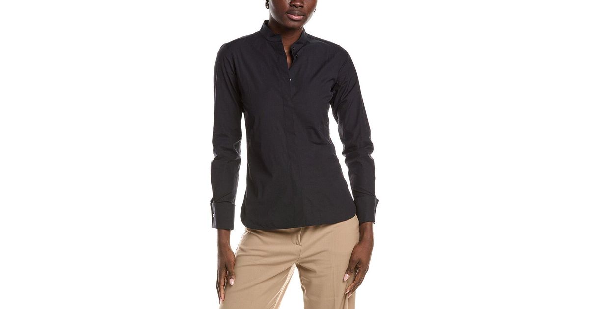 Max Mara Arduino Shirt in Black | Lyst