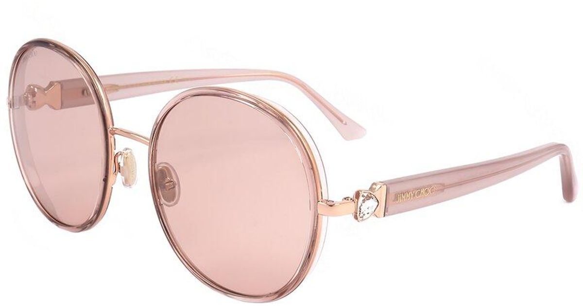 Jimmy Choo Pam 57mm Sunglasses in Gold (Pink) Save 1 Lyst